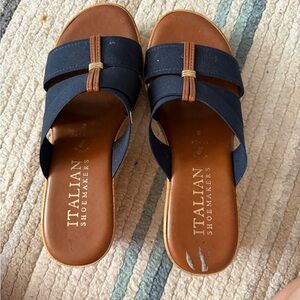 Italian Shoemakers Women's Black Sandals